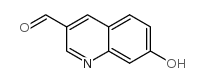 7-羟基喹啉-3-甲醛结构式