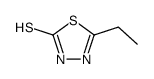 5-乙基-1,3,4-噻二唑-2-硫醇结构式
