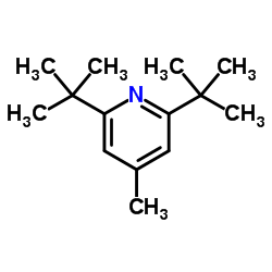 2,6-Di-tert-butyl-4-methylpyridine Structure