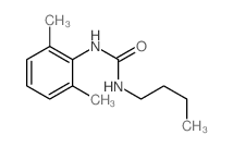Urea,N-butyl-N'-(2,6-dimethylphenyl)- structure