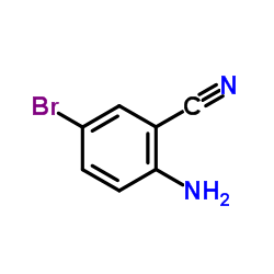 2-氨基-5-溴代苯甲腈结构式