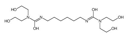 3-[6-[bis(2-hydroxyethyl)carbamoylamino]hexyl]-1,1-bis(2-hydroxyethyl)urea结构式