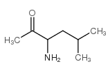 2-Hexanone,3-amino-5-methyl- Structure