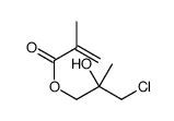 (3-chloro-2-hydroxy-2-methylpropyl) 2-methylprop-2-enoate Structure