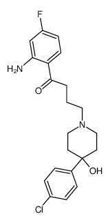 γ-[4-(4-Chlorophenyl)-4-hydroxypiperidin-1-yl]-2-amino-4-fluorobutyrophenone结构式