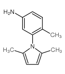 3-(2,5-二甲基-吡咯-1-基)-4-甲基-苯胺结构式