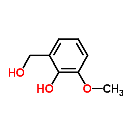 2-Hydroxymethyl-6-methoxy-phenol Structure