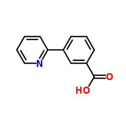 3-(Pyridin-2-yl)benzoic acid Structure