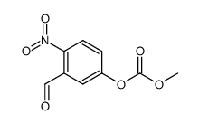 3-formyl-4-nitrophenyl methyl carbonate结构式