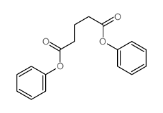 Pentanedioicacid, 1,5-diphenyl ester结构式