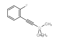 (2-fluorophenylethynyl)trimethylsilane Structure
