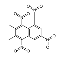 2,3-dimethyl-1,4,5,7-tetranitronaphthalene Structure