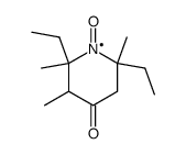2,6-diethyl-2,3,6-trimethyl-4-oxypiperidine-1-oxyl结构式