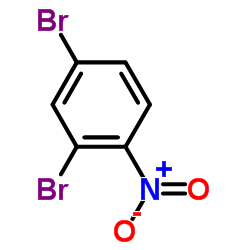 2,4-Dibromo-1-nitrobenzene Structure