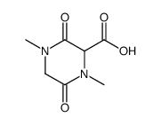 2-Piperazinecarboxylicacid,1,4-dimethyl-3,6-dioxo-(9CI) Structure