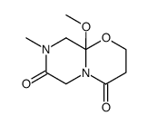 9a-methoxy-8-methyl-tetrahydro-pyrazino[2,1-b][1,3]oxazine-4,7-dione Structure