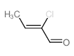 2-Butenal, 2-chloro- Structure