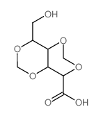 D-Gluconic acid,2,4:3,5-di-O-methylene-结构式