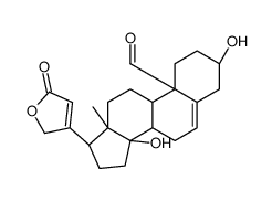 3β,14-Dihydroxy-19-oxocarda-5,20(22)-dienolide Structure