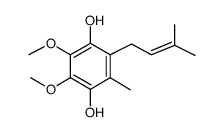 2-(3,7-dimethylocta-2,6-dienyl)-5,6-dimethoxy-3-methyl-benzene-1,4-diol Structure