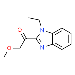 Ethanone, 1-(1-ethyl-1H-benzimidazol-2-yl)-2-methoxy- (9CI)结构式