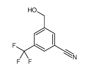 3-(hydroxymethyl)-5-(trifluoromethyl)benzonitrile Structure