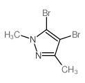 4,5-二溴-1,3-二甲基-1H-吡唑结构式