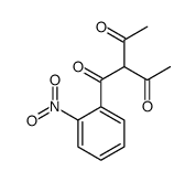 3-(2-nitrobenzoyl)pentane-2,4-dione结构式
