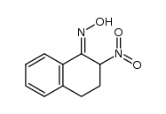 2-nitro-3,4-dihydro-2H-naphthalen-1-one oxime结构式