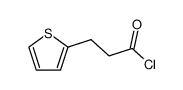 3-(2-thienyl)-propanoic acid chloride Structure