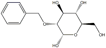 2-O-Benzyl-β-D-glucopyranose Structure