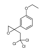 2-(3-ethoxyphenyl)-2-(2,2,2-trichloroethyl)oxirane Structure