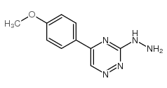 1-(5-(4-甲氧基苯基)-1,2,4-噻嗪-3-基)肼结构式
