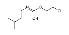 2-chloroethyl N-(3-methylbutyl)carbamate Structure