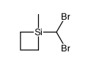 1-(dibromomethyl)-1-methylsiletane结构式