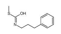 S-methyl N-(3-phenylpropyl)carbamothioate结构式