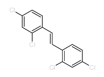 2,4-dichloro-1-[2-(2,4-dichlorophenyl)ethenyl]benzene Structure