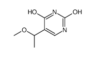 5-(1-methoxyethyl)-1H-pyrimidine-2,4-dione结构式