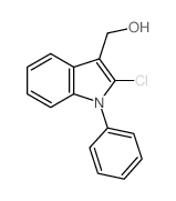 1H-Indole-3-methanol,2-chloro-1-phenyl- Structure