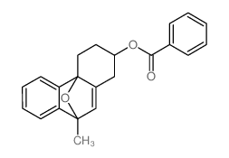 2H-4a,9-Epoxyphenanthren-2-ol,1,3,4,9-tetrahydro-9-methyl-, 2-benzoate结构式
