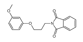 2-[3-(3-methoxyphenoxy)propyl]isoindole-1,3-dione结构式