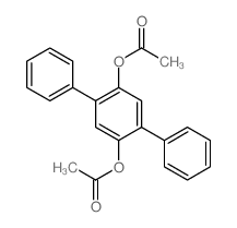 (4-acetyloxy-2,5-diphenyl-phenyl) acetate结构式