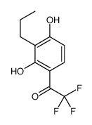 1-(2,4-二羟基-3-丙基苯基)-2,2,2-三氟乙酮结构式