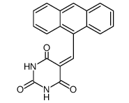 5-(anthracen-9-ylmethylene)pyrimidine-2,4,6(1H,3H,5H)-trione结构式