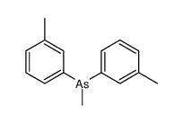 methyl-bis(3-methylphenyl)arsane结构式