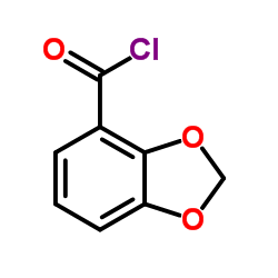 Benzo[d][1,3]dioxole-4-carbonyl chloride Structure