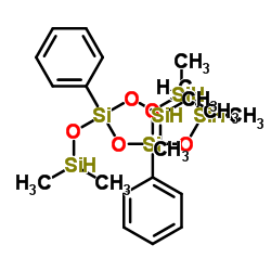 1,3-diphenyl-1,1,3,3-tetrakis(dimethylsiloxy)disiloxane structure