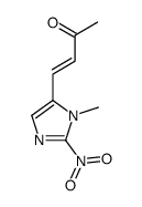 4-(1-Methyl-2-nitro-1H-imidazol-5-yl)-3-buten-2-one结构式