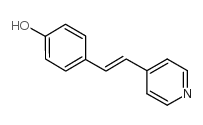 (E)-4-(4-羟基苯乙烯)吡啶结构式