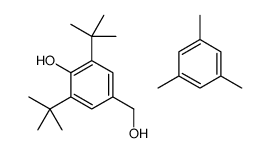 2,6-ditert-butyl-4-(hydroxymethyl)phenol,1,3,5-trimethylbenzene Structure